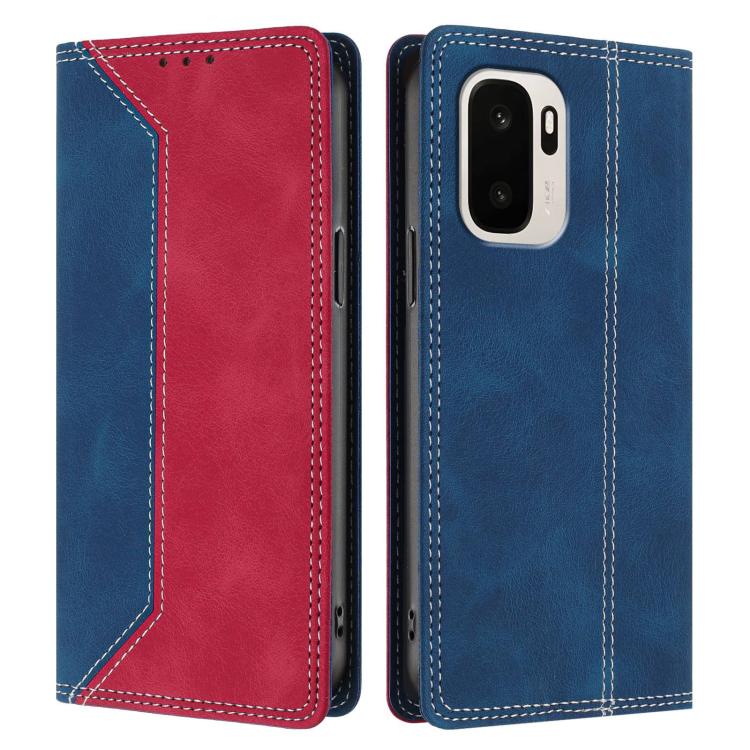 For OnePlus Ace 6 Ultra Skin Feel Two-tone RFID Blocking Vegan Leather Phone Case