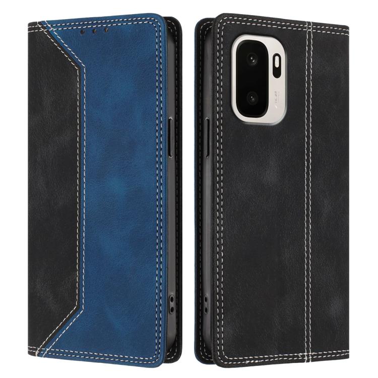 For OnePlus Ace 6 Ultra Skin Feel Two-tone RFID Blocking Vegan Leather Phone Case