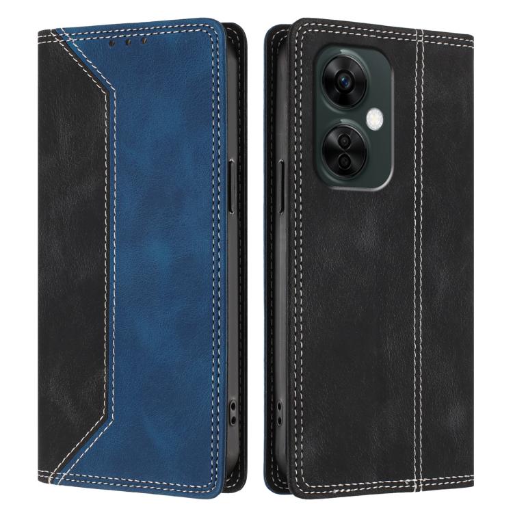 For OnePlus Nord CE 3 Lite / Nord N30 Skin Feel Two-tone RFID Blocking Vegan Leather Phone Case