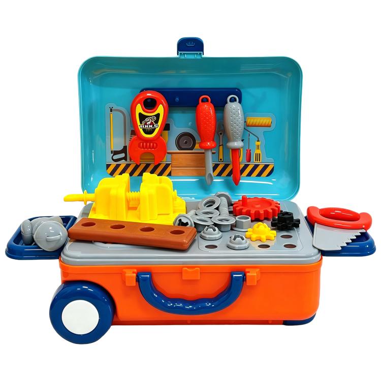 Simulation Plastic Pretend Play Pull Rod Box, Type:Tools