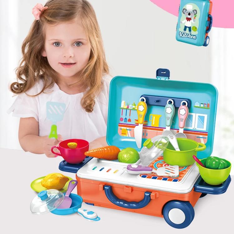 Simulation Plastic Pretend Play Pull Rod Box, Type:Doctors