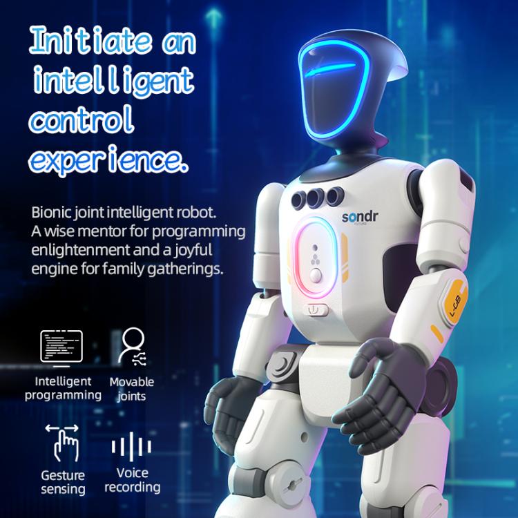 JJR/C R40 Bionic Joint Smart Remote Control Robot - White