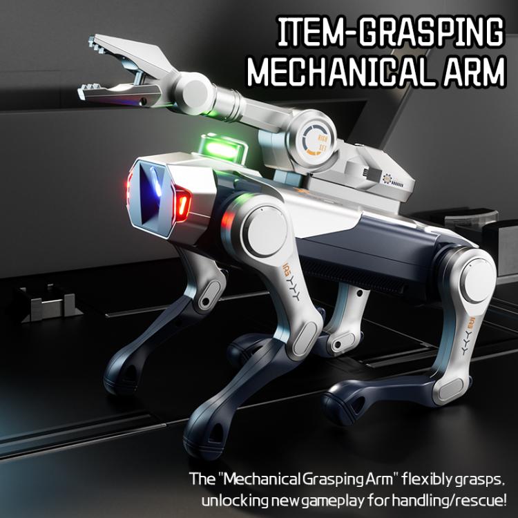 JJR/C R41 Hunter Blade Smart Remote Control Robot Dog, Specification:with Clip - Silver White