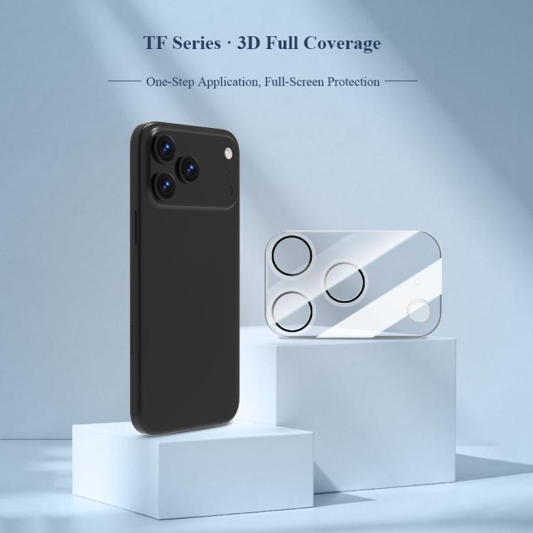 For iPhone 17 Pro 2pcs/Set LeReach TF Series 3D Full Coverage Version HD Wear-Resistant Camera Lens Glass Film