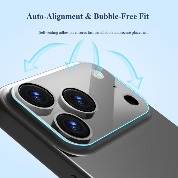 For iPhone 17 Pro 2pcs/Set LeReach TF Series 3D Full Coverage Version HD Wear-Resistant Camera Lens Glass Film