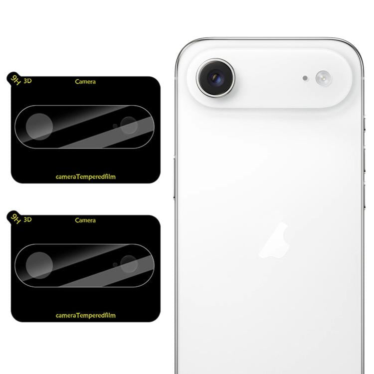 For iPhone Air 2pcs/Set LeReach TF Series 3D Full Coverage Version HD Wear-Resistant Camera Lens Glass Film