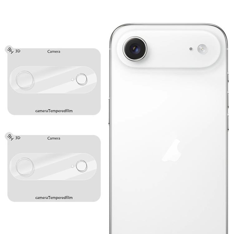For iPhone Air 2pcs/Set LeReach TF Series 3D Full Coverage Version HD Wear-Resistant Camera Lens Glass Film