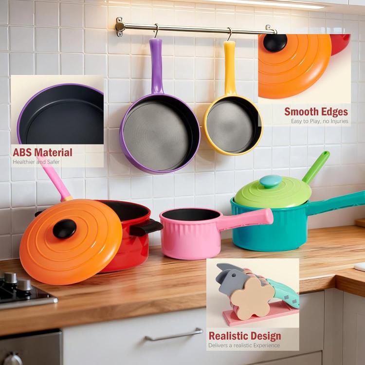 21pcs / Set Children Pretend Play Simulation Kitchenware Set