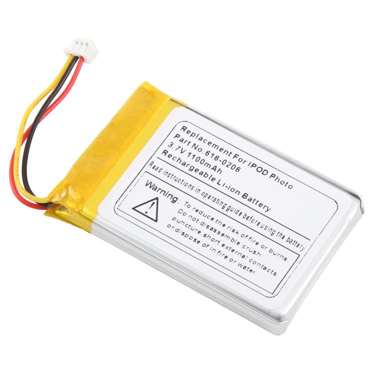 For iPod 4th/Photo/U2 A1059/A1099 1100mAh 616-0206 Battery