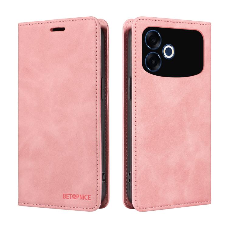 For OPPO F33 Pro 5G BETOPNICE Suction RFID Anti-theft Leather Phone Case