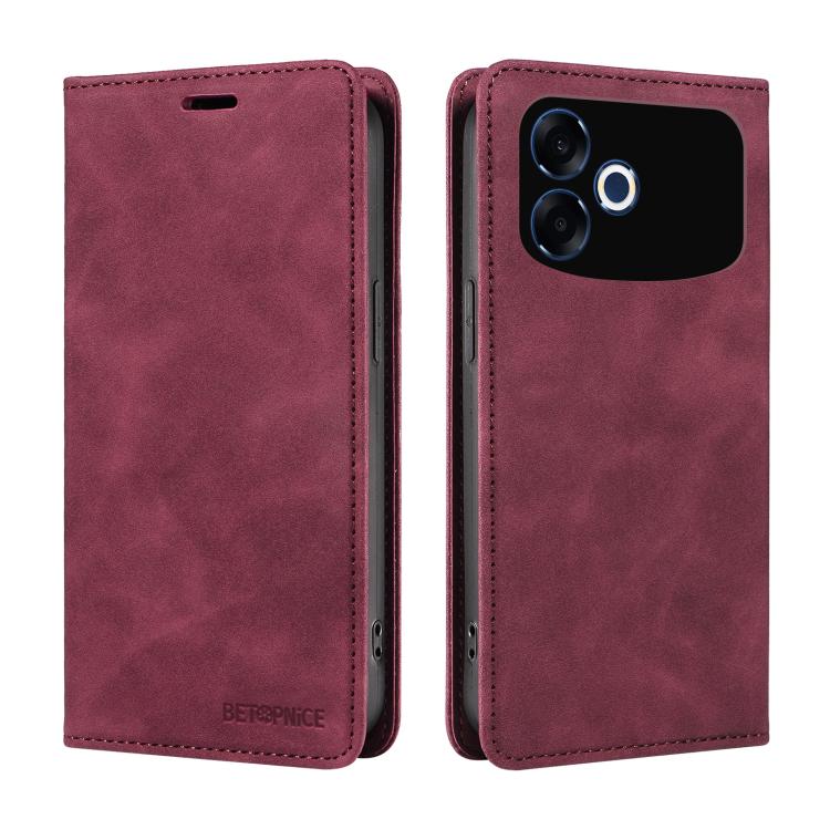 For OPPO F33 Pro 5G BETOPNICE Suction RFID Anti-theft Leather Phone Case