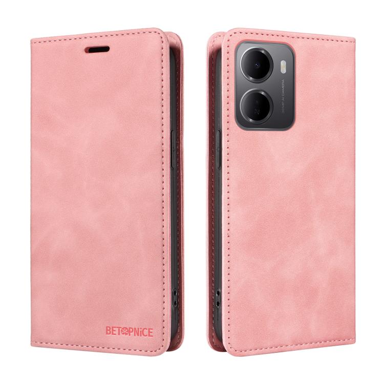 For Redmi 15a 5G BETOPNICE Suction RFID Anti-theft Leather Phone Case