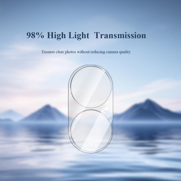 For iPhone 16 / 16 Plus 2pcs/Set LeReach TF Series 3D Full Coverage Version HD Wear-Resistant Camera Lens Glass Film