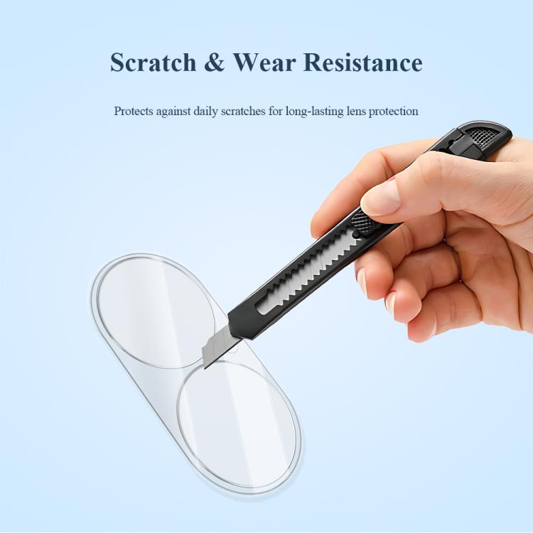 For iPhone 16 / 16 Plus 2pcs/Set LeReach TF Series 3D Full Coverage Version HD Wear-Resistant Camera Lens Glass Film