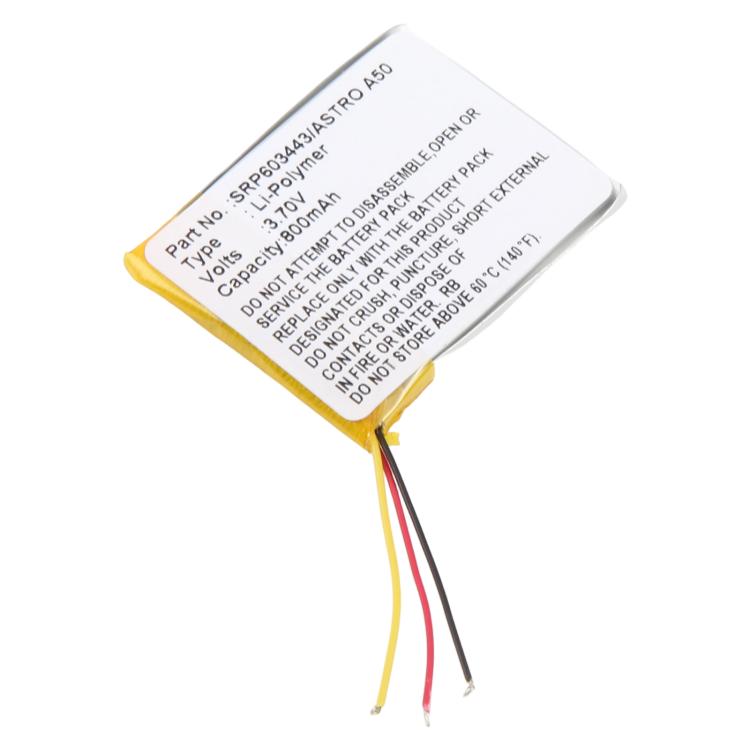 For Astro A50 A20 800mAh Bluetooth Earphone Battery