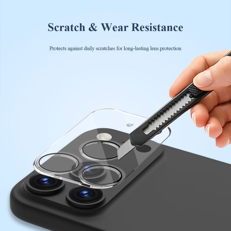 For iPhone 17 Pro Max 2pcs/Set LeReach TF Series 3D Full Coverage Version HD Wear-Resistant Camera Lens Glass Film