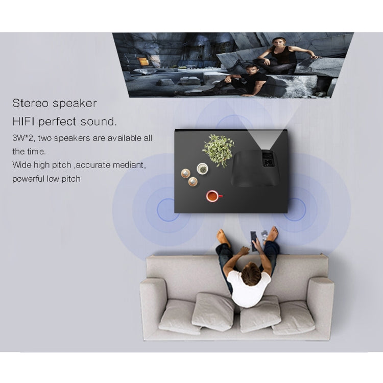 YG600 1280x768P Portable Home Theater LED HD Digital Projector