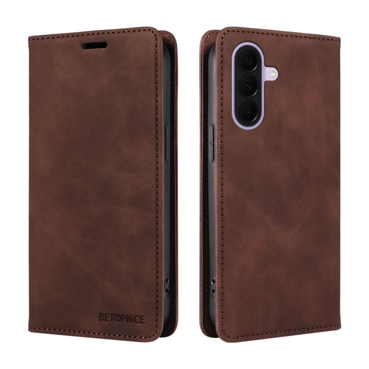 For Galaxy A27 5G BETOPNICE Suction RFID Anti-theft Leather Phone Case