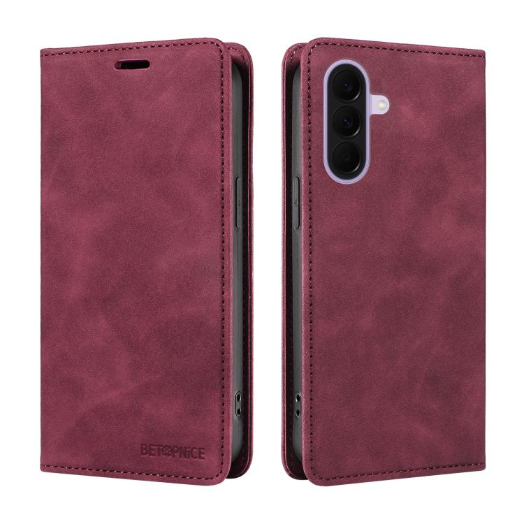 For Galaxy A27 5G BETOPNICE Suction RFID Anti-theft Leather Phone Case