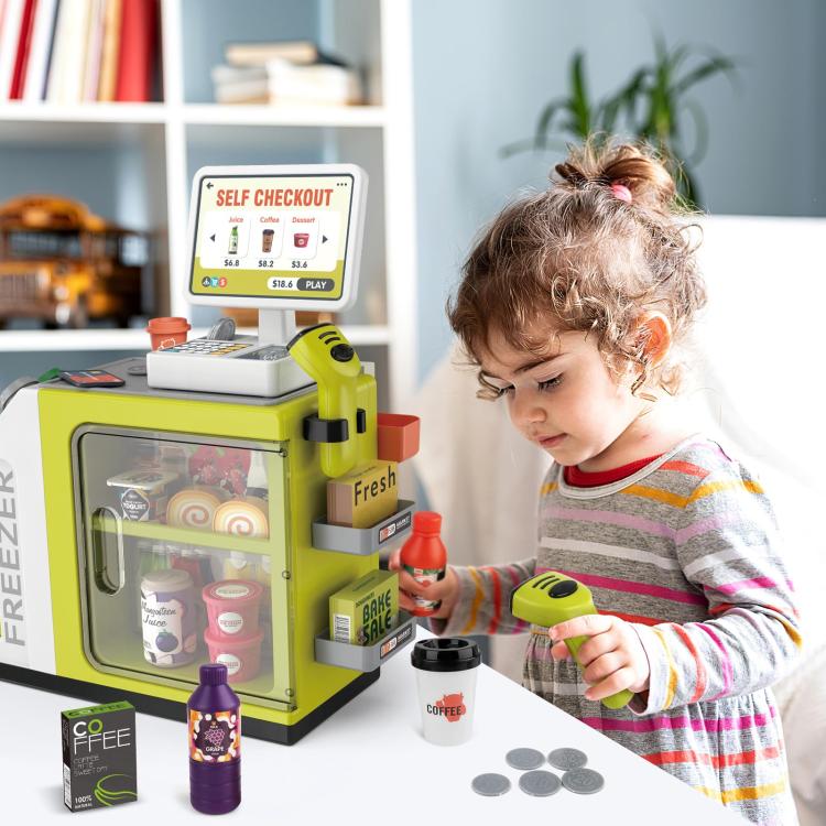 46pcs / Set Children Pretend Play Supermarket Cash Register Toy