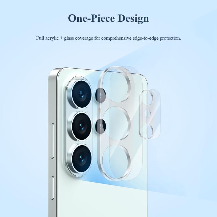 For Galaxy S26 Ultra 5G LeReach TF Series 3D Full Coverage Version HD Wear-Resistant Camera Lens Glass Film, Main/Sub Set