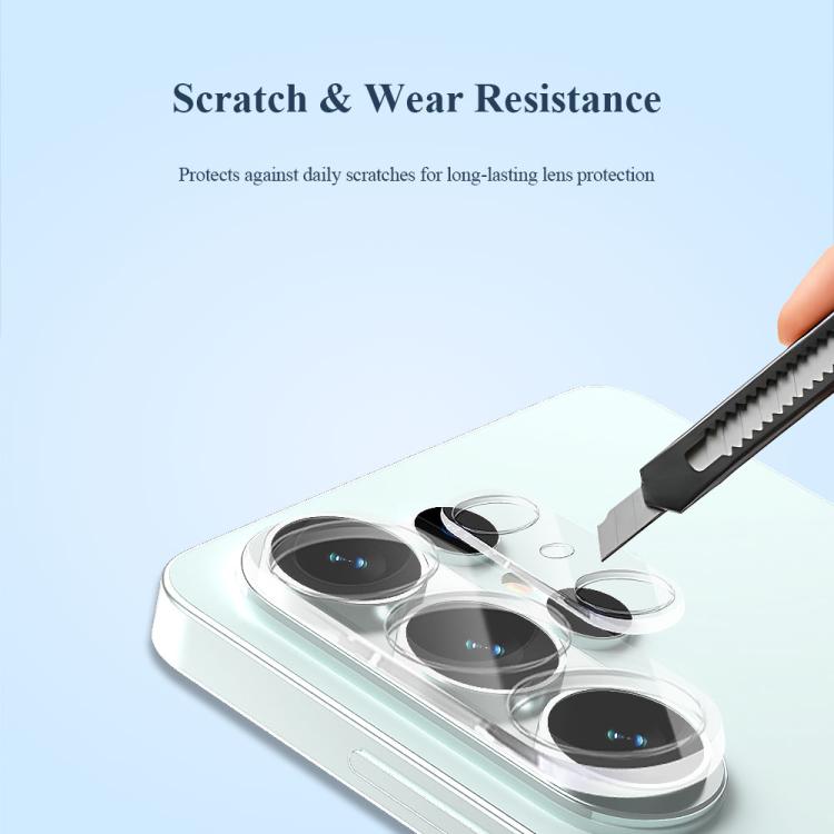 For Galaxy S26 Ultra 5G LeReach TF Series 3D Full Coverage Version HD Wear-Resistant Camera Lens Glass Film, Main/Sub Set