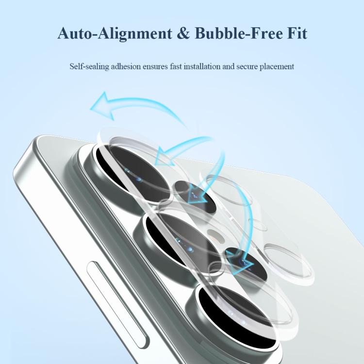 For Galaxy S26 Ultra 5G LeReach TF Series 3D Full Coverage Version HD Wear-Resistant Camera Lens Glass Film, Main/Sub Set