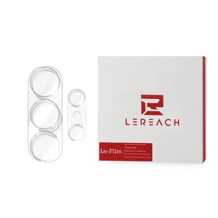 For Galaxy S26 Ultra 5G LeReach TF Series 3D Full Coverage Version HD Wear-Resistant Camera Lens Glass Film, Main/Sub Set