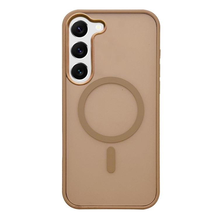 For Galaxy S22+ 5G Frosted Skin Feel MagSafe Phone Case
