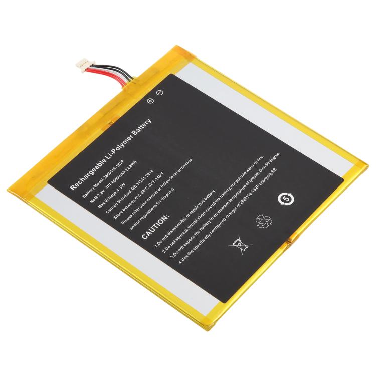 For Alldocube iPlay 20 6000mAh 2860116-1S2P Tablet Battery