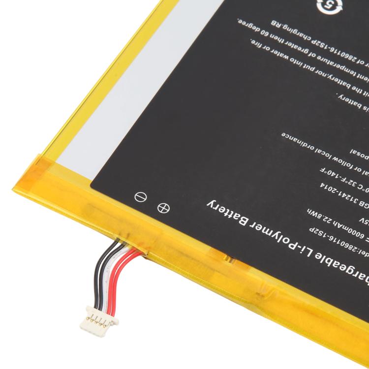 For Alldocube iPlay 20 6000mAh 2860116-1S2P Tablet Battery