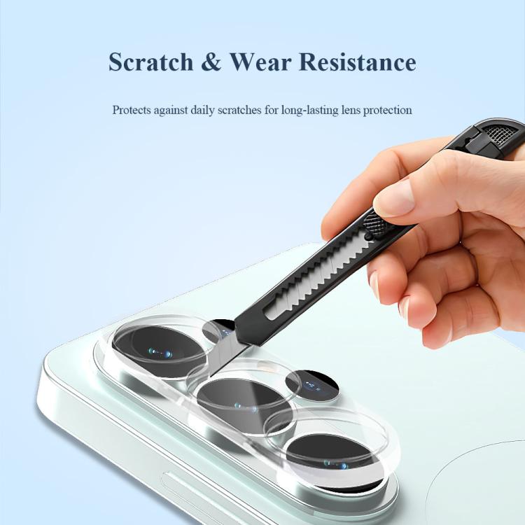 For Galaxy S26 Ultra 5G 2pcs/Set LeReach TF Series 3D Full Coverage Version HD Wear-Resistant Camera Lens Glass Film, Main/Sub Set