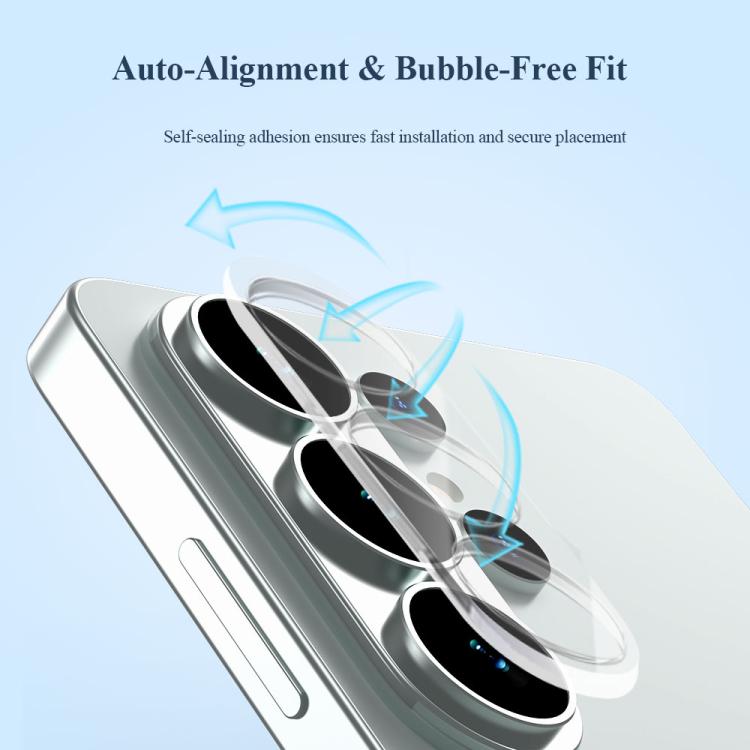 For Galaxy S26 Ultra 5G 2pcs/Set LeReach TF Series 3D Full Coverage Version HD Wear-Resistant Camera Lens Glass Film, Main/Sub Set