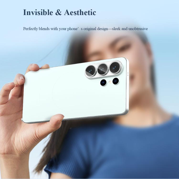 For Galaxy S26 Ultra 5G 2pcs/Set LeReach TF Series 3D Full Coverage Version HD Wear-Resistant Camera Lens Glass Film, Main/Sub Set