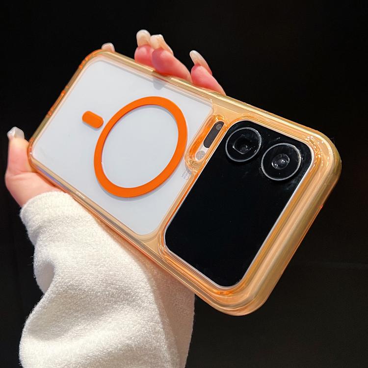 For Xiaomi 17 Pro Max Precise Hole Shockproof Magnetic TPU Hybrid Acrylic Transparent Phone Case