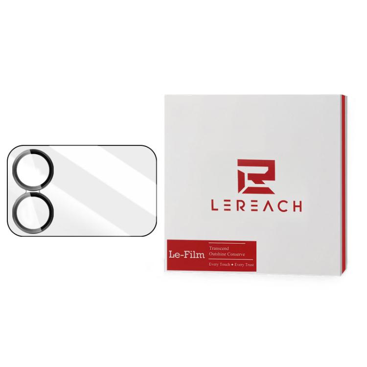 For Xiaomi 17 Pro 2pcs/Set LeReach TF Series UniGuard Version HD Wear-Resistant Camera Lens Glass Film - Clear with Black Frame