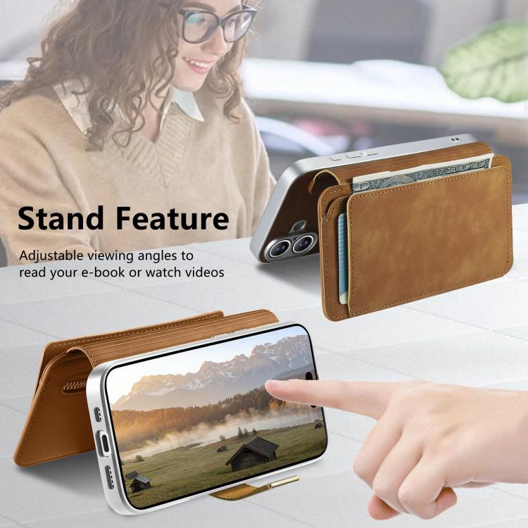 For Galaxy A26 5G Precision Hole Silver-Edged Ring RFID Blocking Zipper Wallet Magnetic Vegan Leather Phone Case