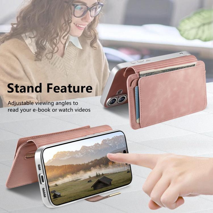 For Galaxy A05s Precision Hole Silver-Edged Ring RFID Blocking Zipper Wallet Magnetic Vegan Leather Phone Case