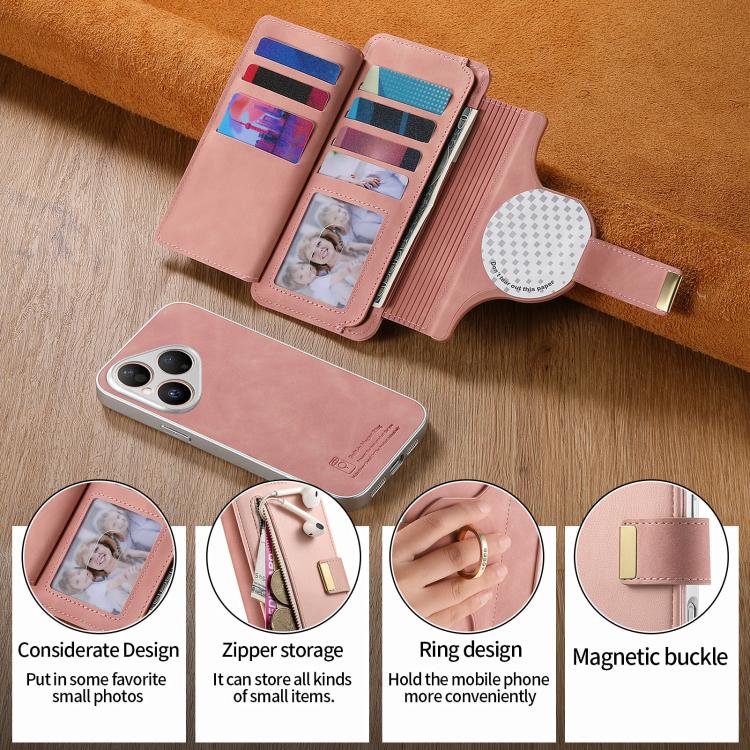 For Huawei Pura 80 5G Precision Hole Silver-Edged Ring RFID Blocking Zipper Wallet Magnetic Vegan Leather Phone Case