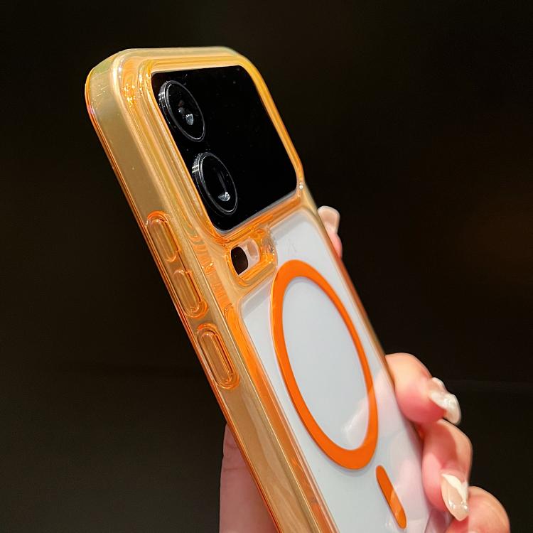 For Xiaomi 17 Pro Max Precise Hole Shockproof Magnetic TPU Hybrid Acrylic Transparent Phone Case With Lanyard