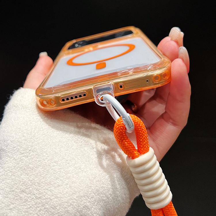 For Xiaomi 17 Pro Max Precise Hole Shockproof Magnetic TPU Hybrid Acrylic Transparent Phone Case With Lanyard