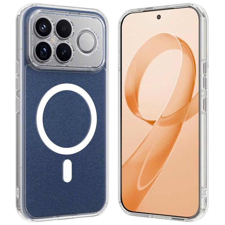 For Redmi K90 Pro Max / Poco F8 Ultra MagSafe Clear Acrylic PC Hybrid TPU Phone Case - Transparent