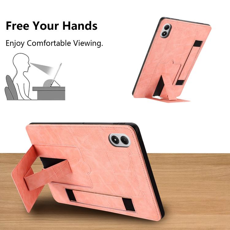For Xiaomi Redmi Pad 2 Pro 12.1 Wristband Retro Vegan Leather Back Tablet Case with Holder