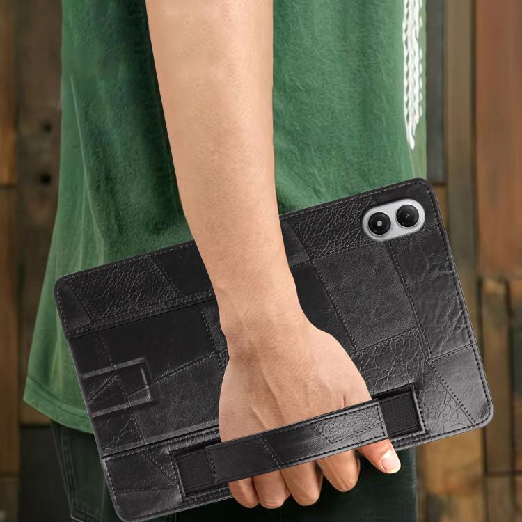 For Xiaomi Redmi Pad 2 Pro 12.1 Wristband Retro Vegan Leather Back Tablet Case with Holder