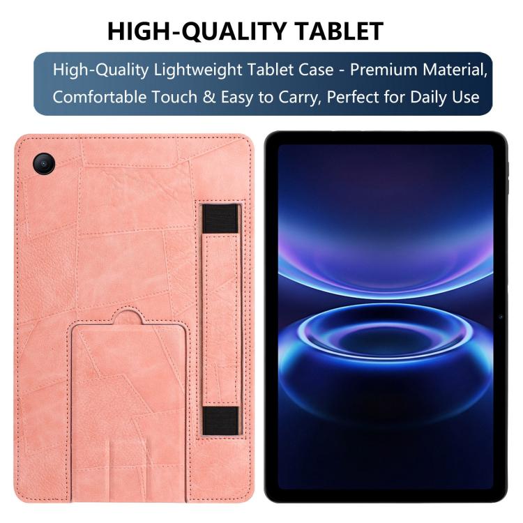 For Xiaomi Redmi Pad 2 SE 9.7 2026 Wristband Retro Vegan Leather Back Tablet Case with Holder