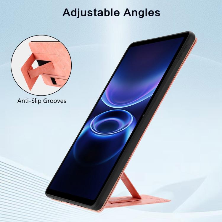 For Xiaomi Redmi Pad 2 SE 9.7 2026 Wristband Retro Vegan Leather Back Tablet Case with Holder