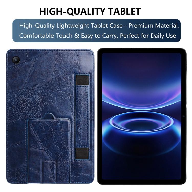 For Xiaomi Redmi Pad 2 SE 9.7 2026 Wristband Retro Vegan Leather Back Tablet Case with Holder