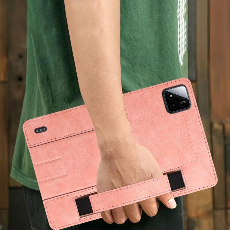 For Xiaomi Pad 8 / 8 Pro / 7 / 7 Pro Wristband Retro Vegan Leather Back Tablet Case with Holder