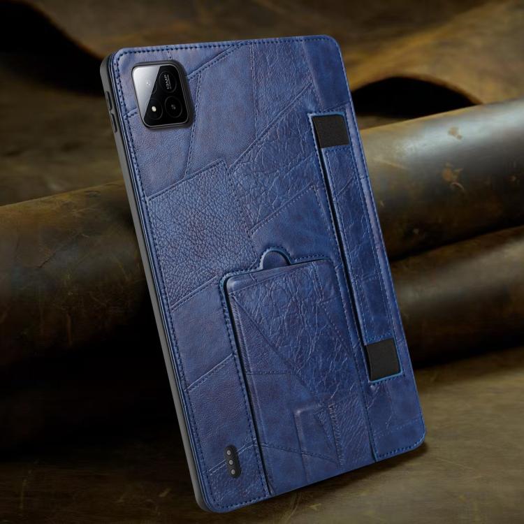 For Xiaomi Pad 8 / 8 Pro / 7 / 7 Pro Wristband Retro Vegan Leather Back Tablet Case with Holder
