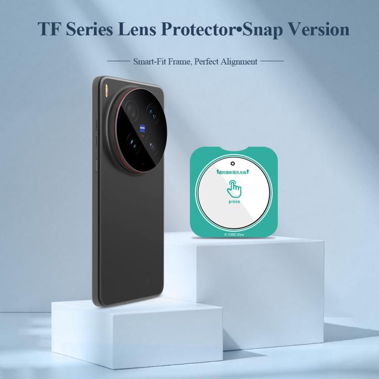 For vivo X300 UItra LeReach TF Series Snap Version HD Wear-Resistant Camera Lens Glass Film
